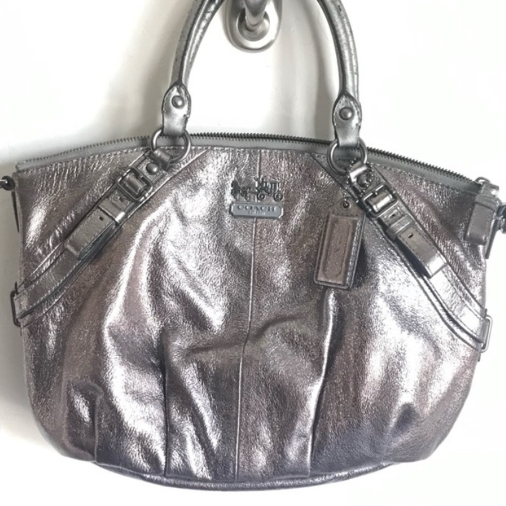 Vintage y2k Coach Metallic Satchel bag